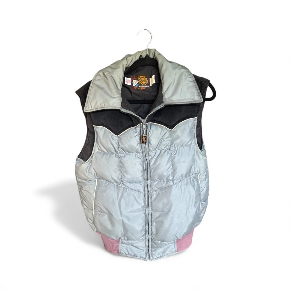 Vintage Men’s Kenny Rogers Collection Puffer Vest, Size M